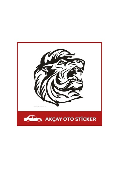 Aslan Sticker Lion Sticker Aslan Oto Sticker Araba Sticker