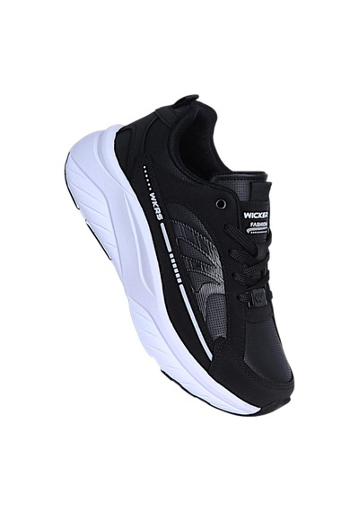 Wickers 3033 Gr Cilt Syh-byz Erkek Çocuk Spor Ayakkabı Siyah