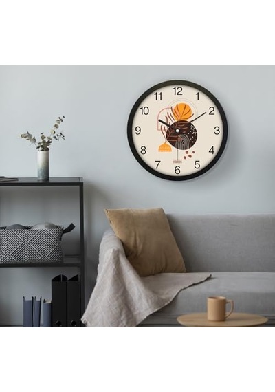 30 Cm Gerçek Cam Sessiz Mekanizma Duvar Saati Açık 98713755
