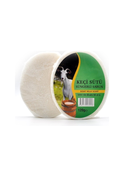 Keçi Sütü Özlü Süngerli Duş Sabunu 3 x 120 G