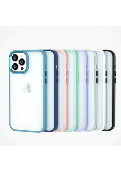 Ally Apple iPhone Uyumlu 13 Pro Max 6.7inç Kılıf Parlak Renkli Çerçeveli Ultra Lüx Tpu Silikon Kılıf- 5775 Mor