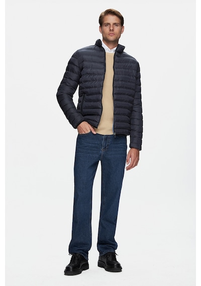 Ucla Northwın Lacivert Fermuarlı Ve Cepli Polyester Standard Fit Erkek Mont - Lacivert