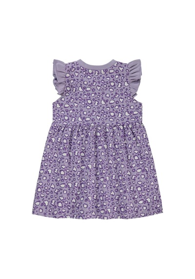 Civil Girls Leoparlı 2-5 Yaş Elbise Lila