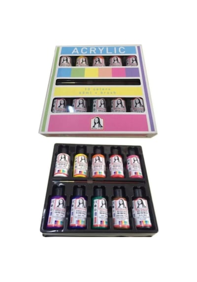 Mona Lisa Akrilik Boya Özel Seti 10 Renk X 40 Ml Nocolor-d46001e8