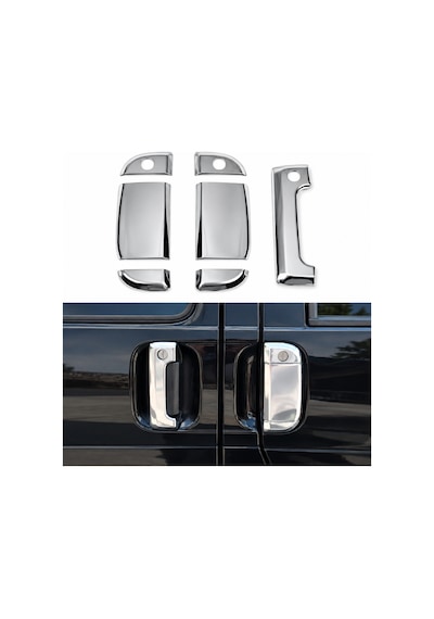 Vw T4 Multivan Krom Kapı Kolu 1998-2003 7prç Paslanmaz Çelik Vwt4mltvkkt0000001