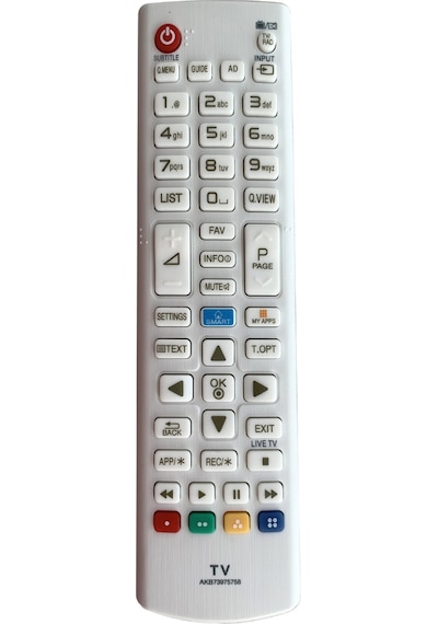 LG Uyumlu Beyaz Netflıx-prıme Vıdeo-rakuten Tv-dısney+ Tuşlu Unıversal Akb73975758