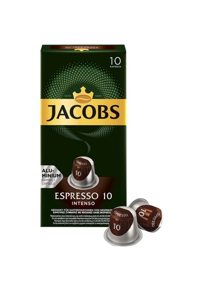 Jacobs Kapsül Kahve Espresso Intense 10'lu 5,2 G Pratik Kahve 5'li Avantaj Paketi - 5 Adet Tarı