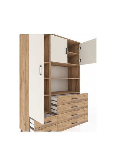 Hyperion Dolap 8 Raflı 6 Çekmeceli 3 Kapaklı 132x44x195 Çam-aytaşı/çam Aytası/atlas Çam - Atlas Çam Hyperion Dolap 8 Raflı 6 Çekmeceli 3 Kapaklı 132x44x195 Çam-aytaşı/çam Aytası/atlas Çam - Atlas Çam