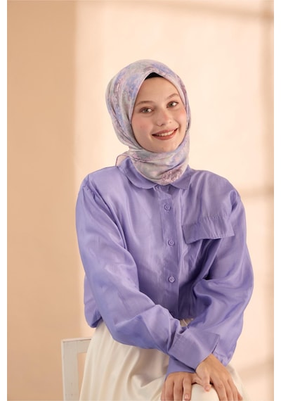 Silk Home Soft Eşarp 73095-22 Pembe, Eflatun, Sisli Yeşil, Koyu Vizon