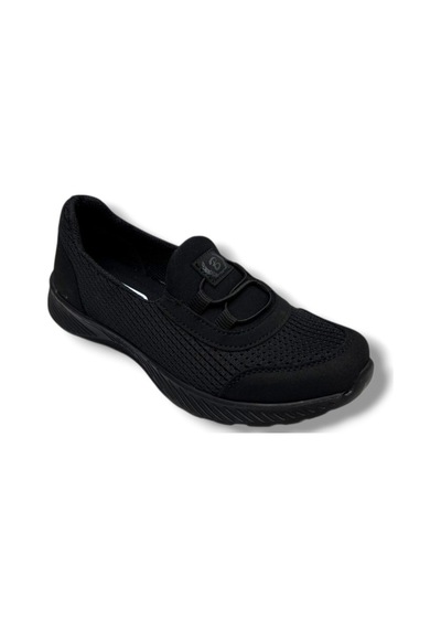 Black Sea 575-26 Anorak Slip On Anatomik Kadın Sneaker 36-40 Siyah