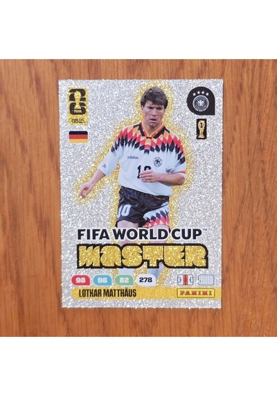 Fwc 2040 Lothar Matthaus Almanya World Cup Master Oyun Kartı