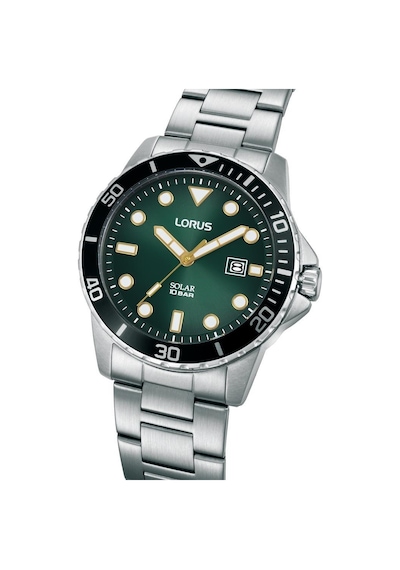 Lorus Rx305bx9 10 Bar Solar Kronograf Erkek Kol Saati Metalik Gri