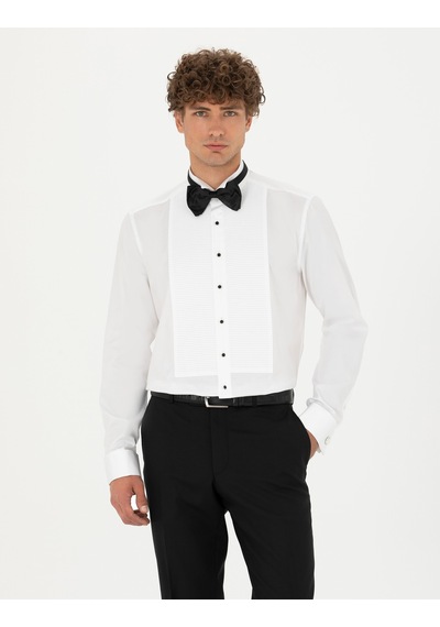 Pierre Cardin Erkek Beyaz Smokin Gömlek 50277127-vr013 Beyaz