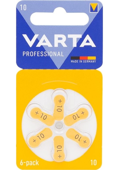 Varta 10 Numara İşitme Cihaz Pili 6'lı