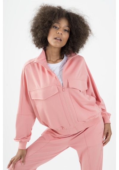 Maraton Sportswear Oversize Kadın Dik Yaka Uzun Kol Basic Gül Rengi Tracktop 22176-gül Rengi Gülkurusu Maraton Sportswear Oversize Kadın Dik Yaka Uzun Kol Basic Gül Rengi Tracktop 22176-gül Rengi Gülkurusu