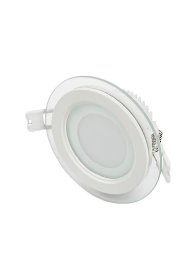 Forlife 5 W Camlı Led Panel Yuvarlak Beyaz Gövde Gunışığı Işık Fl-2120 3 Adet Gün Işığı