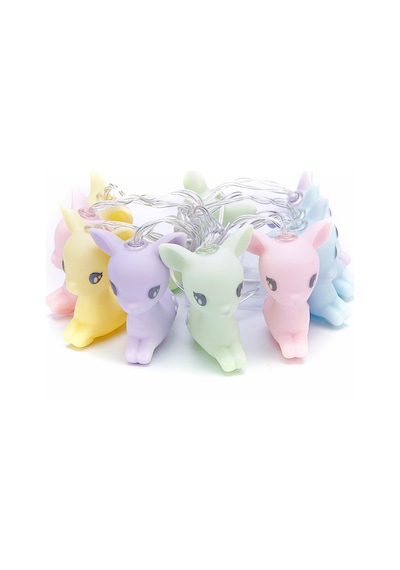 Dhink Deer String Ledli Zincir Gece Lambası Çok Renkli