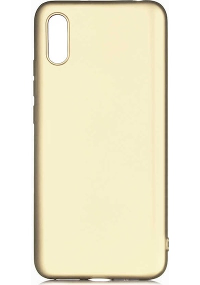 Xiaomi Redmi 9a Kılıf Zore Premier Silikon Kapak Gold