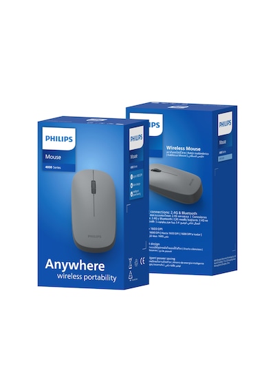 Philips SPK7438 Kablosuz 1600DPI 4 Tuşlu Optik Sessiz Mouse