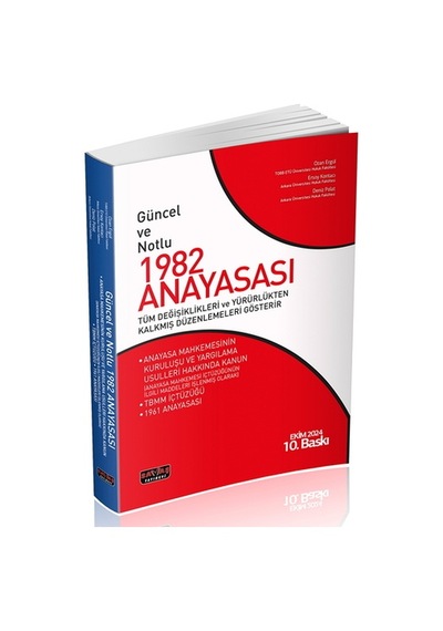 Güncel Ve Notlu 1982 Anayasası - Ozan Ergül, Ersoy Kontacı, Deniz Polat