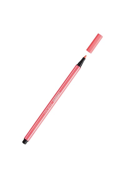 Stabilo Pen 68 Fineliner Kalem Floresan Kırmızı