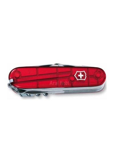 Victorinox 1.6795.T Swiss Champ Red Trans (33) Kamp Çakı Kırmızı