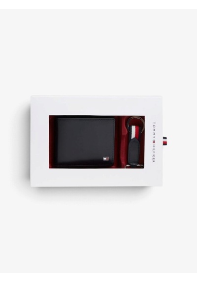Tommy Hilfiger Mını Cc Wallet & Key Fob Erkek Mavi Çanta - Am0am14805