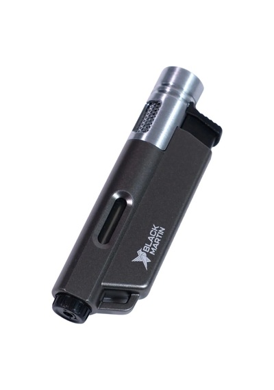 Black Martin Tek Torch Pürmüz Gunmetal Puro Çakmağı - Tr9300
