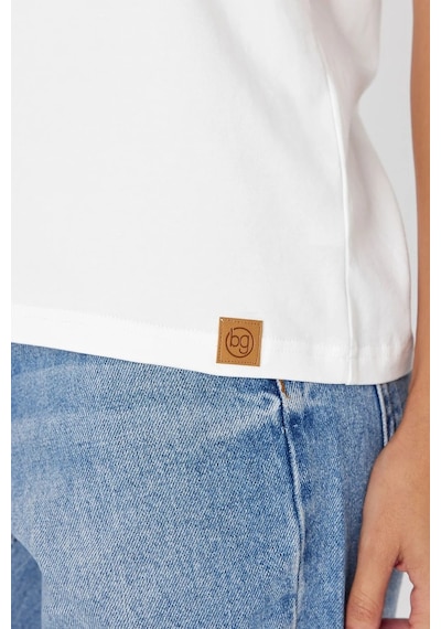 Yapay Zeka Tasarım Sırt Aplike Özel Baskılı %100 Pamuklu Penye Regular Fit T-shirt Vangogh Beyaz
