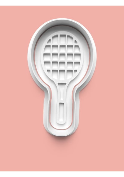 Badminton Kurabiye Kalıbı Ve Şeker Hamuru Kalıbı 4'lü Set