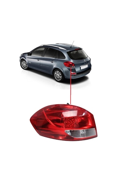Clio 3 Sw Grandtour 2009-2012 Sol Stop Lambası