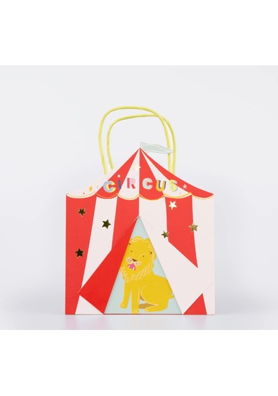 Meri Meri - Circus Party Bags - Sirk Parti Çantaları 8'li Tüm Yaşlar