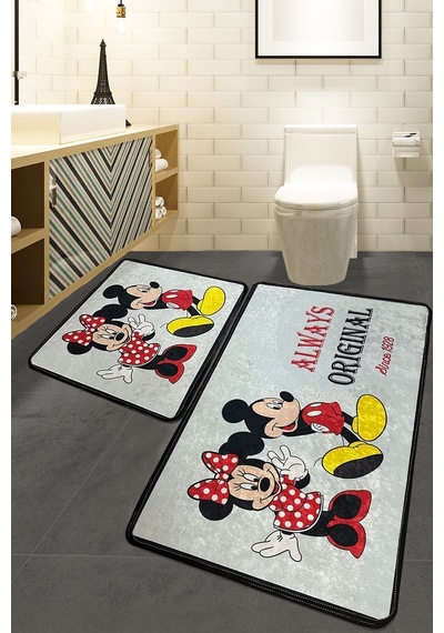 Chilai Home Always 2'li Set Banyo Halısı Djt Renkli