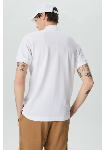 Lacoste Men's Classic Fit Polo T-shirt Erkek Polo Yaka Tişört Beyaz