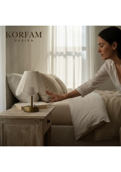 Rosalinda Modeli - Beyaz Çiçek Şeklinde Kablosuz Pilli Masa & Gece Lambası Çok Renkli 88055957