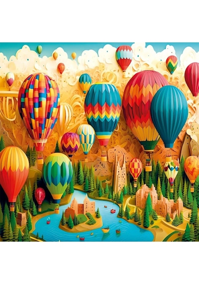 20086 Puzzle 500 Hot Air Balloon Festival