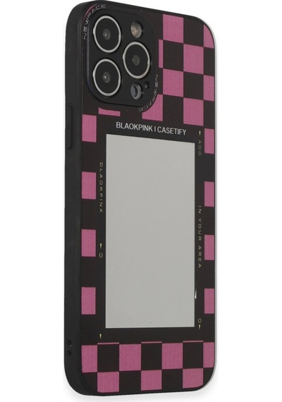 Apple Uyumlu iPhone 13 Pro Max Kılıf Mirror Desenli Kapak Desen 8/