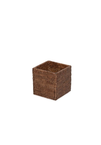 Basket Malzemelik, Kare, Açık, Tezgah Üstü - Kahve Kahve