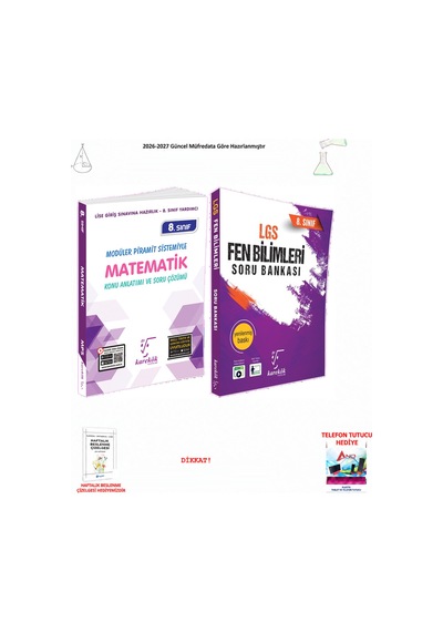 Karekök 8. Sınıf Lgs Matematik Fen Bilimleri Konu 2 Kitap Seti