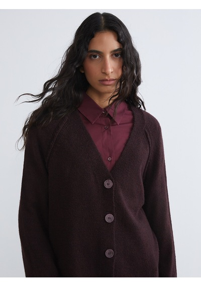Lcw Modest Bordo Hırka