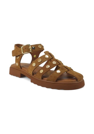 Beety 574 25ys Kadın Günlük Sandalet Taba Süet