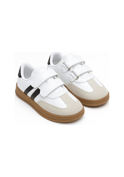 N Moda Cool Kids Retro Tarz Cırtlı Çocuk Spor Ayakkabı Konforlu Ve Şık Günlük Sneaker Beyaz N Moda Cool Kids Retro Tarz Cırtlı Çocuk Spor Ayakkabı Konforlu Ve Şık Günlük Sneaker Beyaz