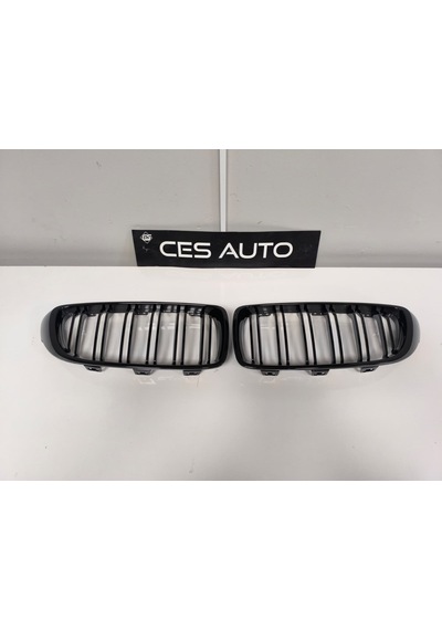 Bmw F32 F36 Uyumlu M4 Çift Çıta Pianoblack Panjur Takımı Sıfır 1