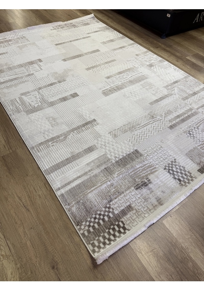 Hoom Rugs Marsilya Hl431 Cream Brown Modern Salon Halısı Krem