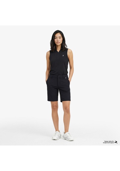 Peak Performance Turf Zip Kadın Siyah Kolsuz Eşofman Üstü - G79497030