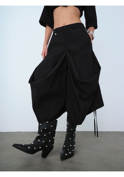 Oversize Kadın Top Siyah