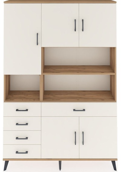 Arges Dolap 9 Raflı 5 Çekmeceli 5 Kapaklı 132x30x195 Çam-ayta... Çam Arges Dolap 9 Raflı 5 Çekmeceli 5 Kapaklı 132x30x195 Çam-ayta... Çam
