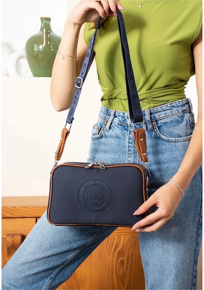 Just Polo Kadın Yeni Sezon Omuz Çantası 232053mh Lacivert Taba