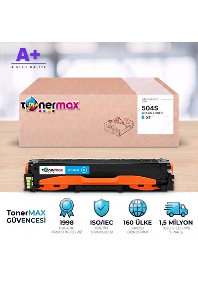 Samsung Clt-c504s Mavi Uyumlu Toner A Plus / Clp-415 / Clx-4195 / Xpress C1810 / C1860