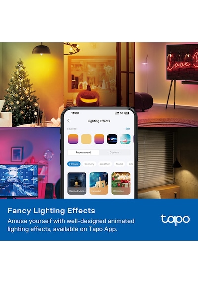 Tp-lınk Tapo L430c Akıllı Wi-fi Mum Ampul Çok Renkli - E14